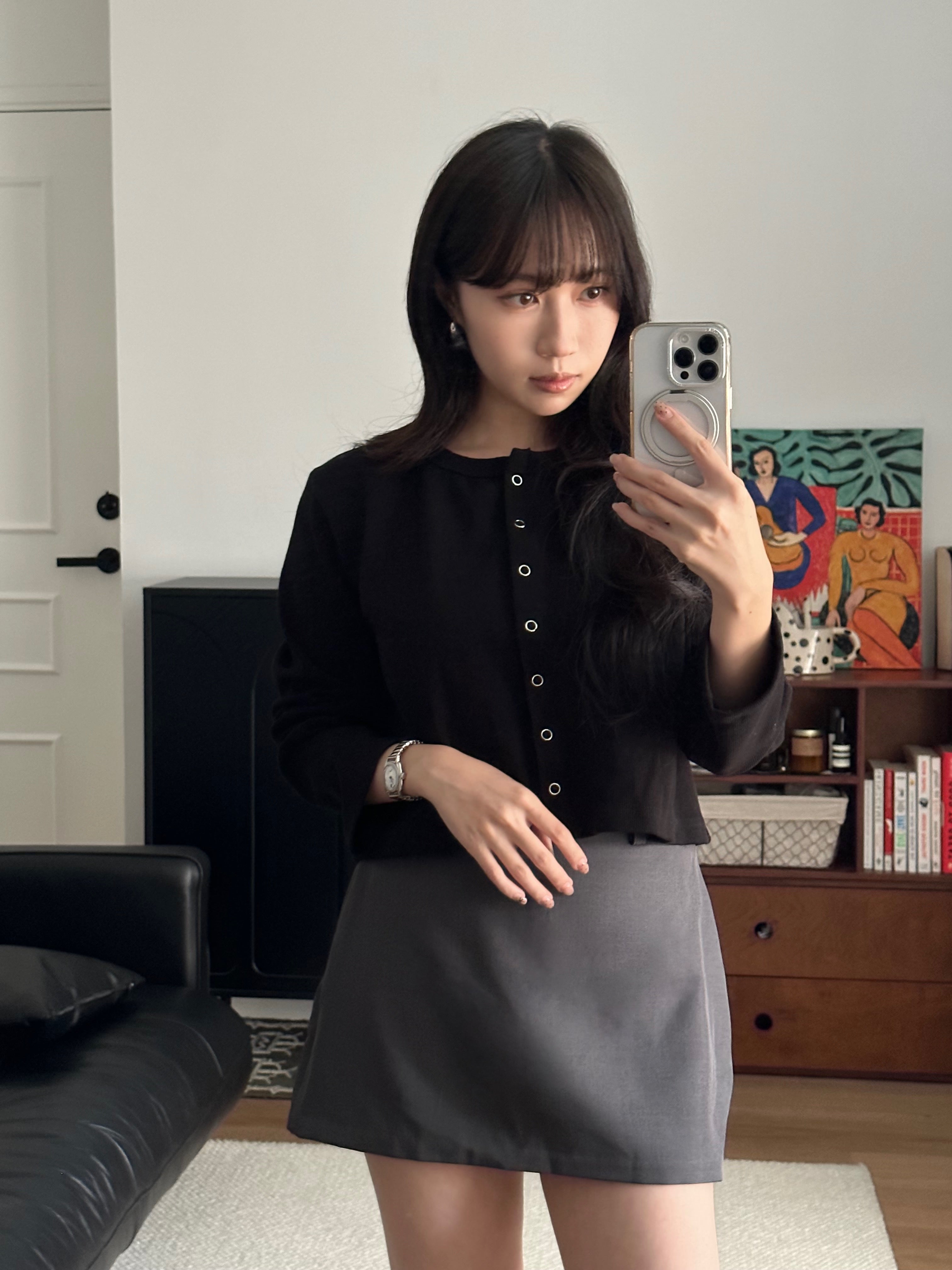 【王牌商品】羅紋啪鈕cardigans