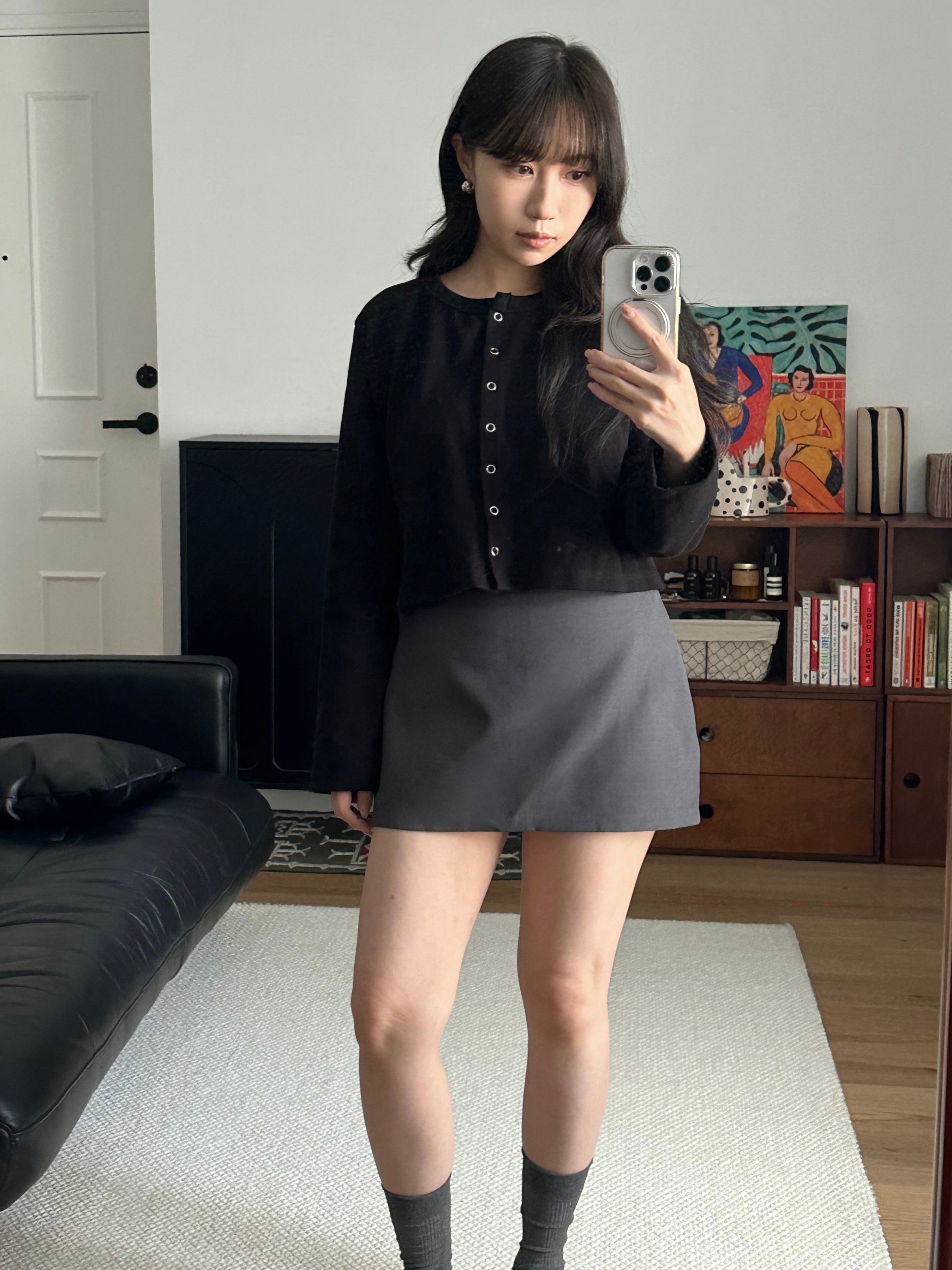 【王牌商品】羅紋啪鈕cardigans
