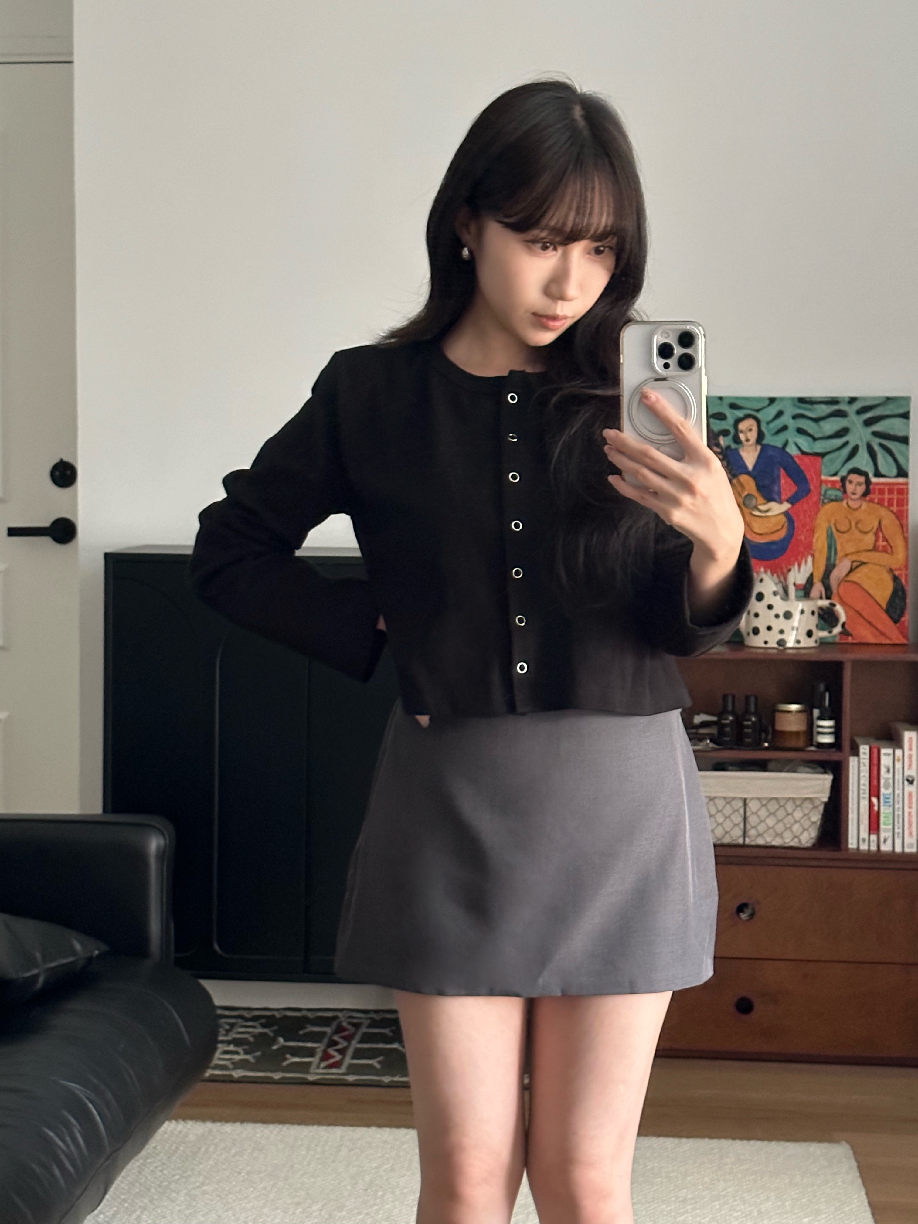 【王牌商品】羅紋啪鈕cardigans
